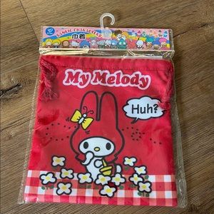 MY MELODY-NWT Drawstring Bag